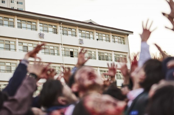 The fictional Hyosan High School located in a suburb of Seoul is the setting for "All of Us Are Dead," the latest original Korean series to dominate the global Netflix charts. (Netflix)