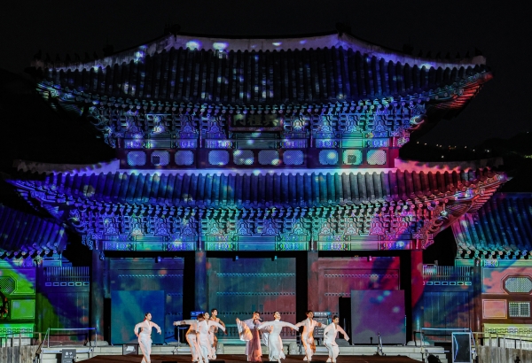 The opening ceremony of the 2022 Royal Culture Festival is held on May 10 at Gyeongbokgung Palace's Heungnyemun Gate Compound in Seoul's Jongno-gu District. (Yonhap News)