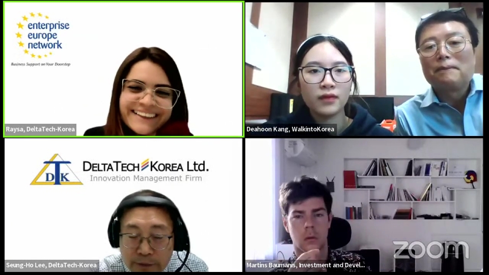 The presentation was an opportunity for Walkinto Korea to connect with other companies interested in the Korean market.